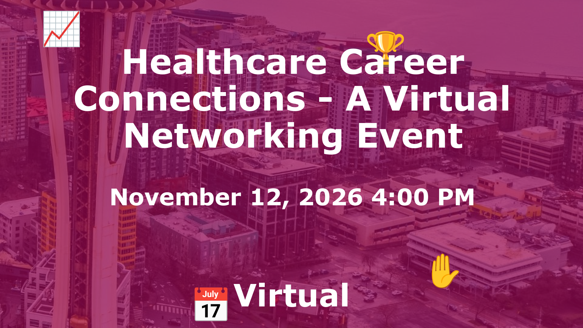 Healthcare Career Connections - A Virtual Networking Event event image